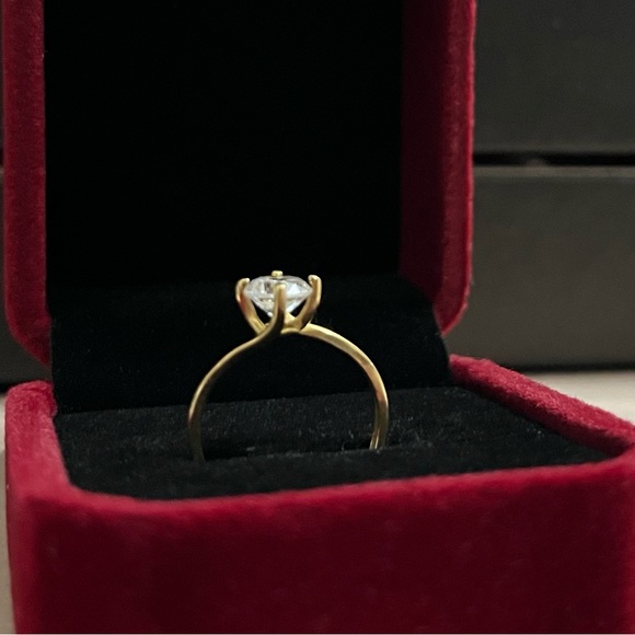 Engagement Ring 1ct Russian Brilliant Stone - Picture 4 of 4